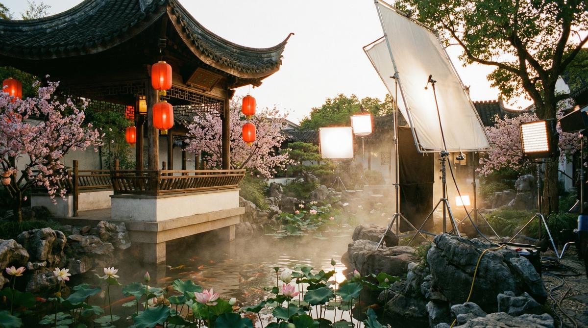 幼幼传媒古风园林传媒拍摄东方美学影视创作